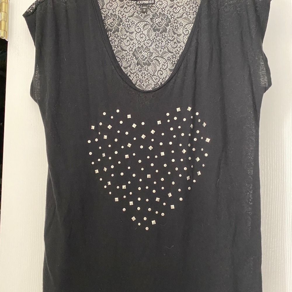 Black heart shirt